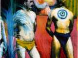 27. berliner bath, mixed media on paper